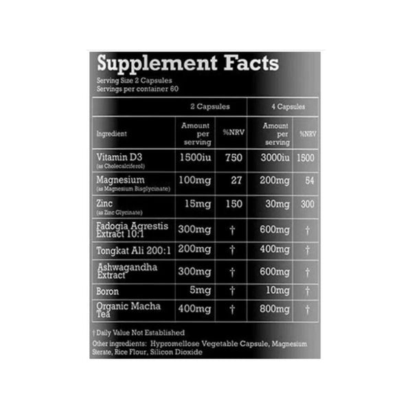 Pharma Grade Test 120 Caps Nutritionals Protein Superstore
