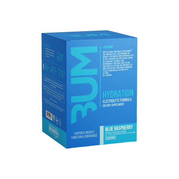 RAW Nutrition CBUM 'Hydrate' Electrolyte Formula Blue Raspberry Protein Superstore