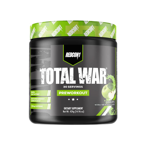 Redcon1 Total War Pre-Workout Green Apple Protein Superstore