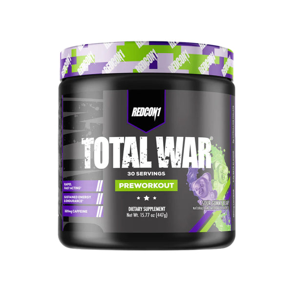Redcon1 Total War Pre-Workout Sour Gummy Bear Protein Superstore