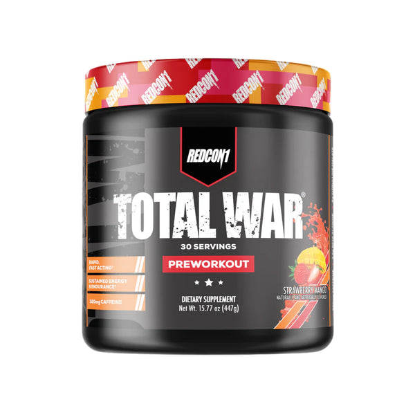 Redcon1 Total War Pre-Workout Strawberry Mango Protein Superstore
