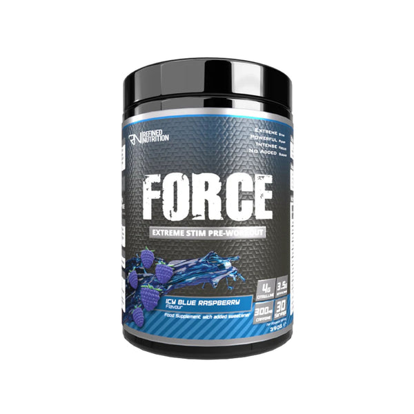 Refined Nutrition Force Pre-Workout 390g Blue Raspberry Protein Superstore