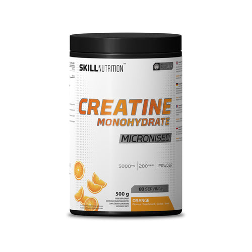 Skill Nutrition Micronised Creatine Monohydrate Orange 500g