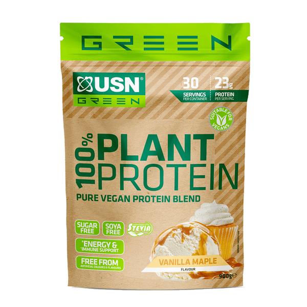 USN 100% Plant Protein 900g - Vanilla Maple