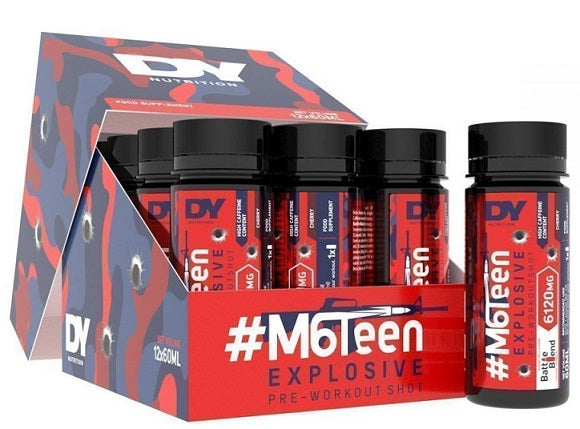 Dorian Yates #M6Teen Explosive Pre-Workout Shot - 12 x 60ml