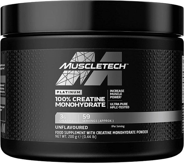 MuscleTech Platinum 100% Creatine Monohydrate - 200g - Protein Superstore