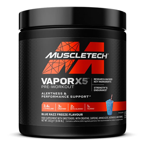 MuscleTech Vapor X5 Pre-Workout - 252g
