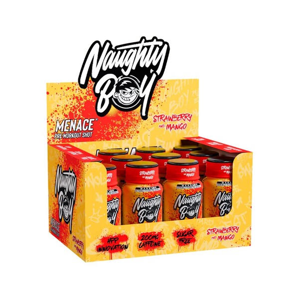 Naughty Boy Menace Pre-Workout Shot - 12 x 60 ml
