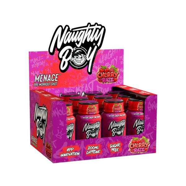Naughty Boy Menace Pre-Workout Shot - 12 x 60 ml