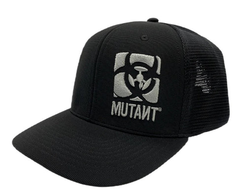Mutant Fitted Flex Cap Black & Silver