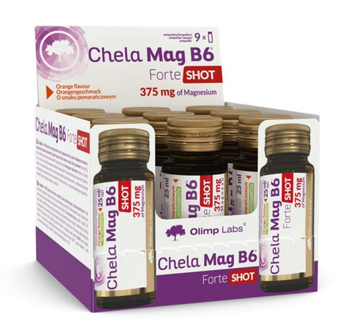Olimp Nutrition Chela Mag B6 Forte Shot - 9 x 25 ml
