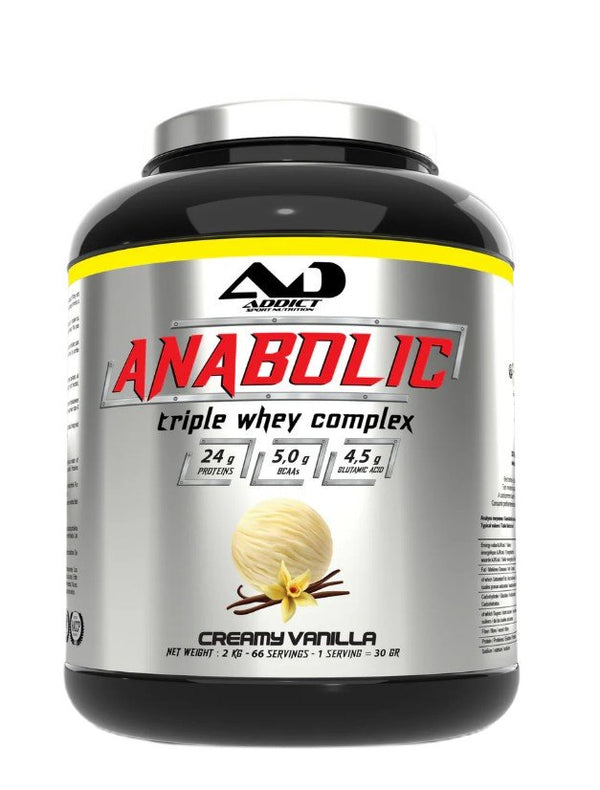 Addict Sport Nutrition Anabolic Triple Whey Complex - 2000g - Protein Superstore