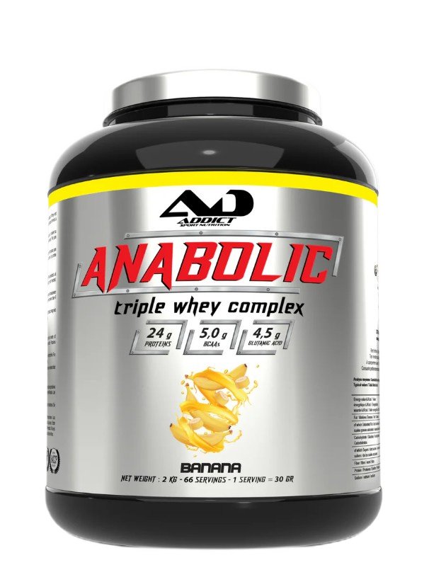 Addict Sport Nutrition Anabolic Triple Whey Complex - 2000g