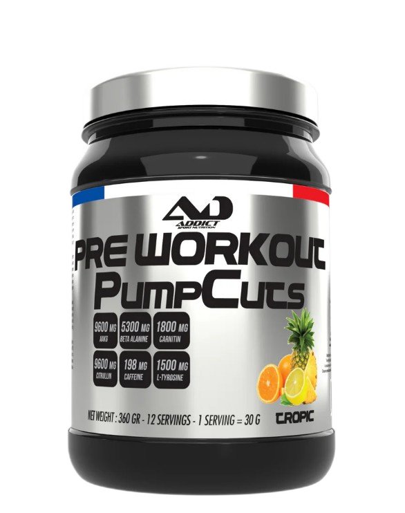Addict Sport Nutrition Pre Workout Pump Cuts - 360g - Protein Superstore