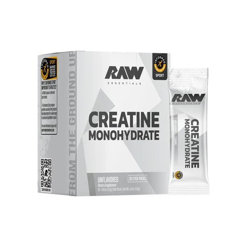 Raw Nutrition Creatine Monohydrate Stick Packs - 30 x 5g