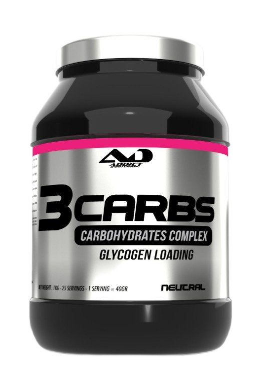 Addict Sport Nutrition 3Carbs Carbohydrates Complex Glycogen Loading - 1000g
