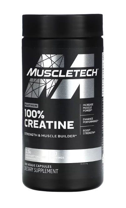 MuscleTech Platinum 100% Creatine - 100 vcaps