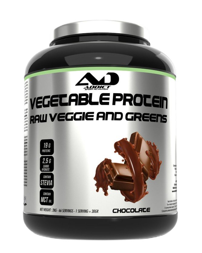 Addict Sport Nutrition Vegetable Protein Raw Veggie and Greens - 2000g