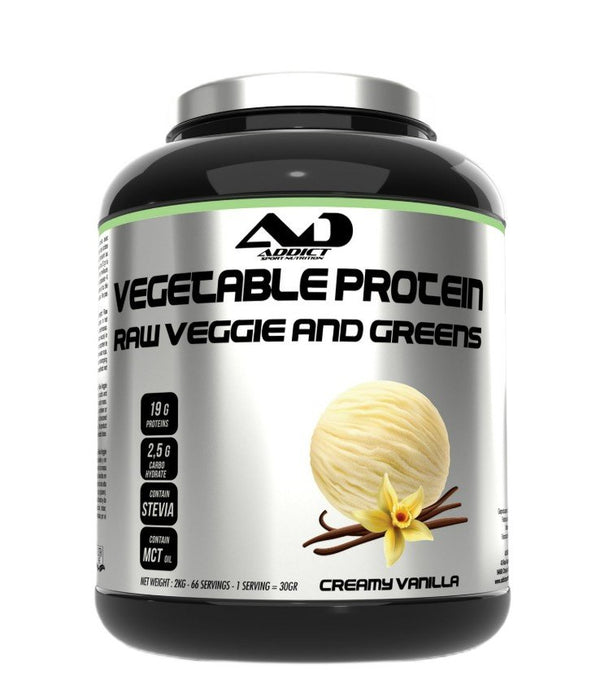 Addict Sport Nutrition Vegetable Protein Raw Veggie and Greens - 2000g