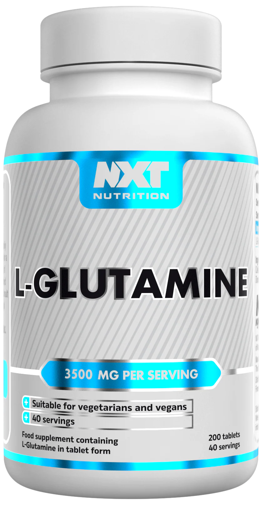 NXT Nutrition L-Glutamine - 200 Tablets
