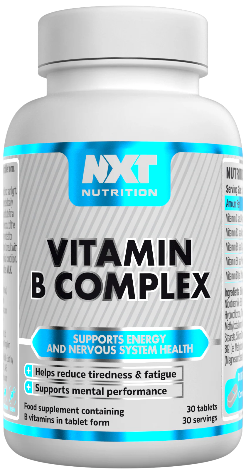 NXT Nutrition Vitamin B Complex - 30 Tablets