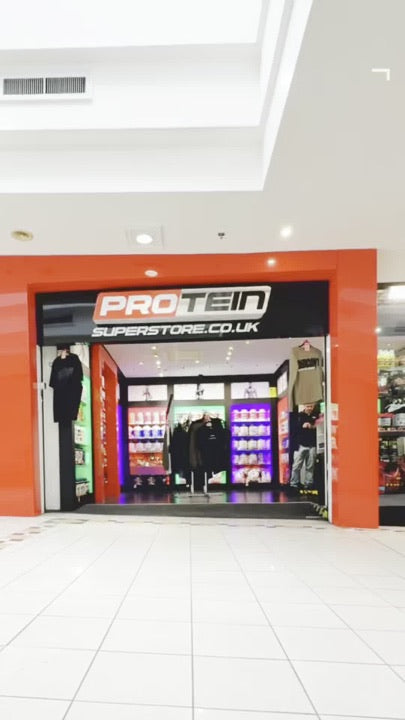 The entrance to a Protein Superstore shop, from our Instagram shop tour