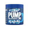 pump 3g zero stim pre workout blue razz protein superstore