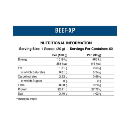 applied nutrition beef xp 150g nutritionals