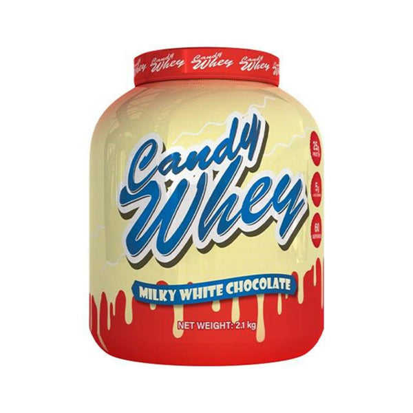 Candy Whey Protein 2.1kg Milky White Chocolate Protein Superstore