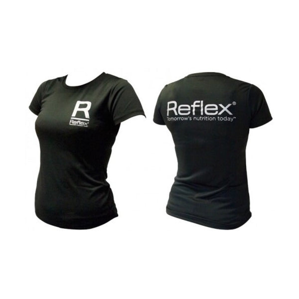 Reflex Nutrition Reflex Women's Dri-FIT T-Shirt Black Protein Superstore