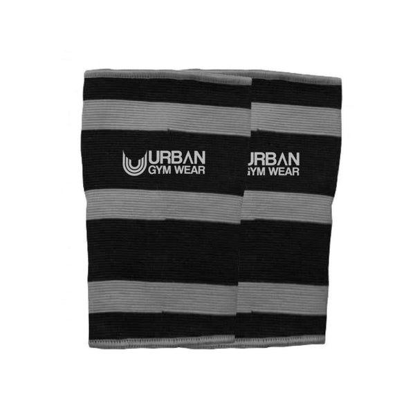 Urban Gym Wear 2 Ply Elbow & Knee Sleeve Black / Grey