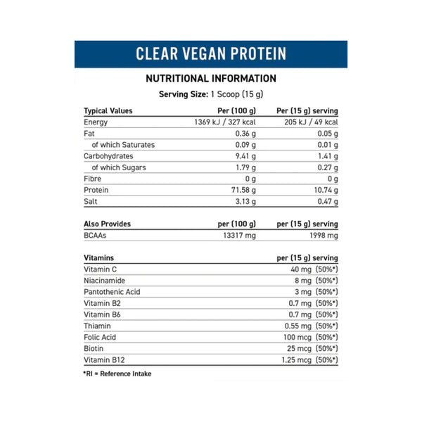 applied nutriton clear vegan protein nutritionals protein superstore
