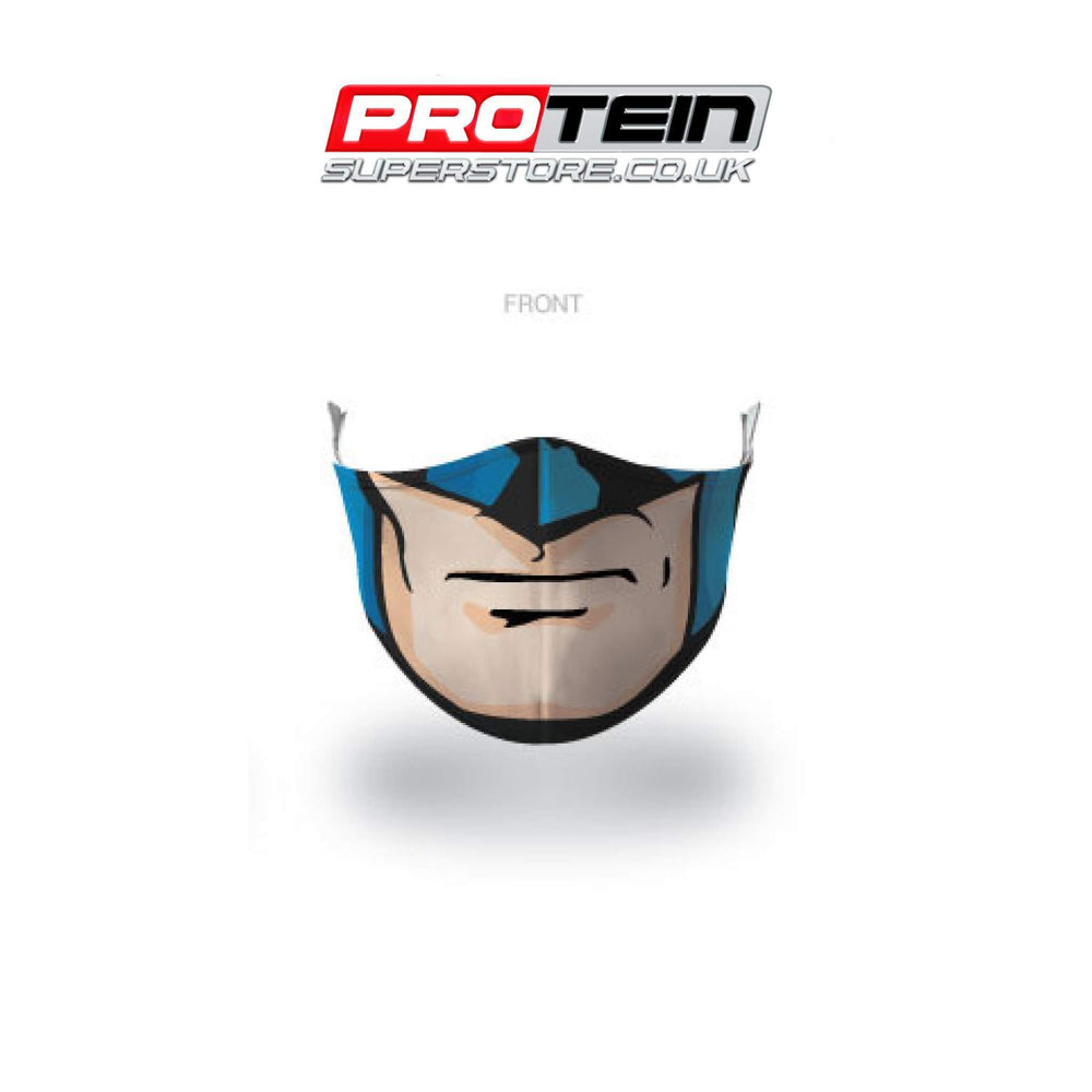 Batman Face Shield Antybakteryjna powłoka ZnO - Filtracja PM0.3 - Odporna na działanie cieczy 