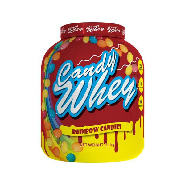candy whey protein powder 2.1kg rainbow candies protein superstore