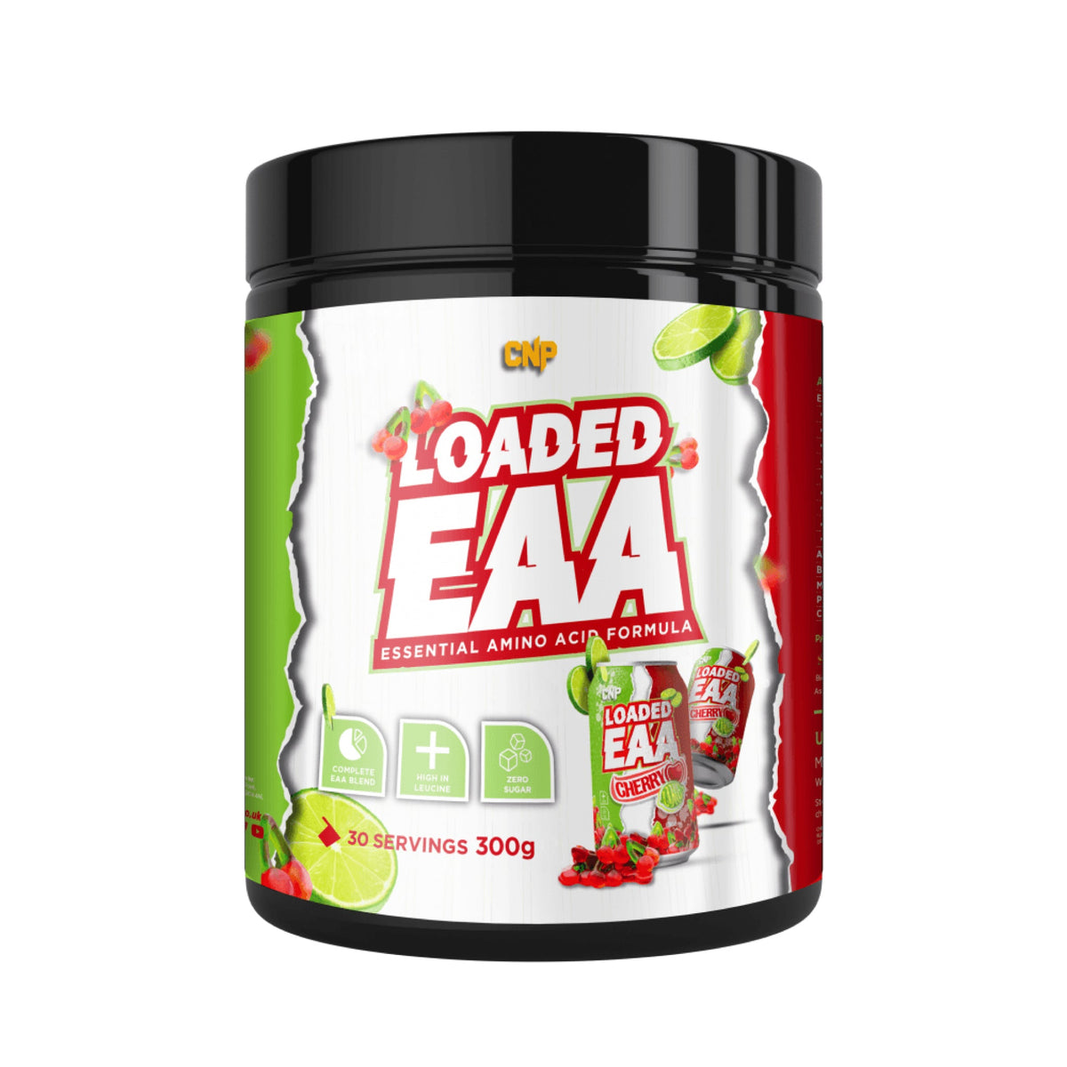 cnp loaded eaa's bcaa aminos cherry lime