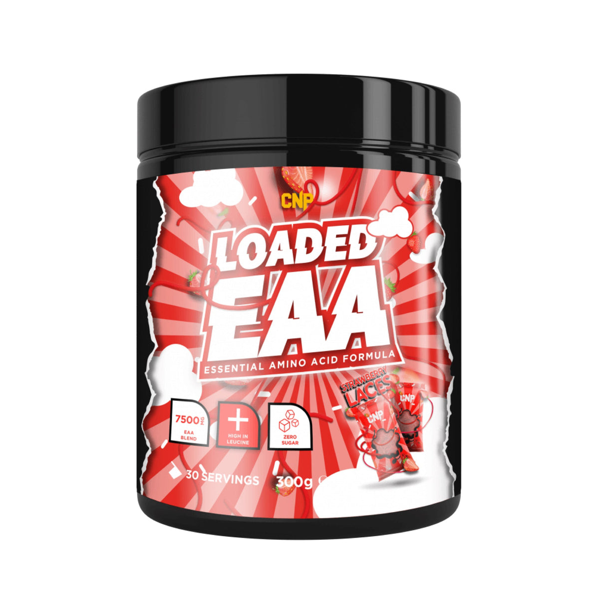 cnp loaded eaa's bcaa aminos strawberry laces