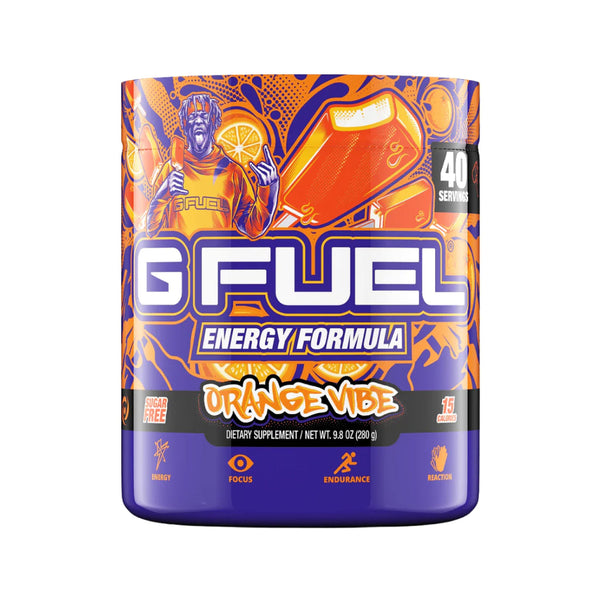 gfuel energy drink orange vibe ksi protein superstore