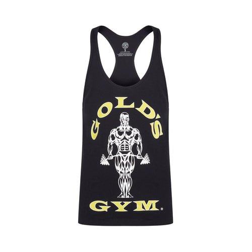 golds gym stringer vest black