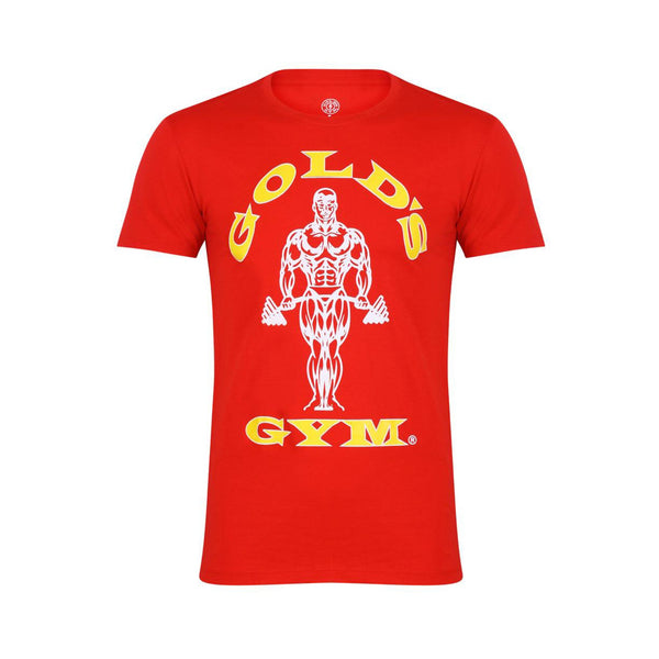 golds gym t shirt red