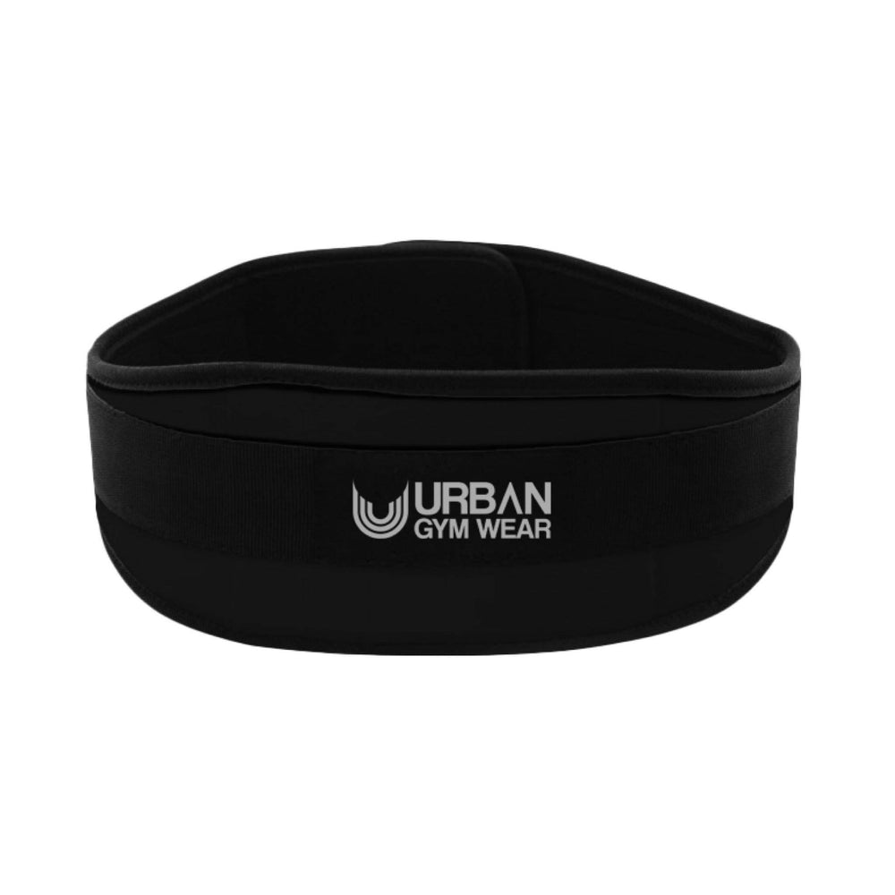 Urban Gym Wear 6" Nylon Belt Black